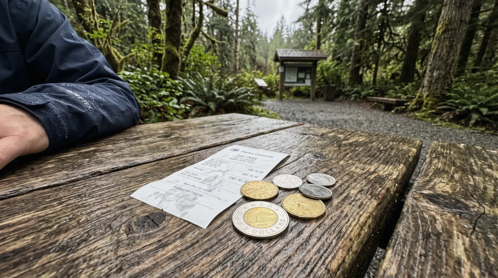Tofino beach at low tide with surfers and the cost of a day in Tofino explained