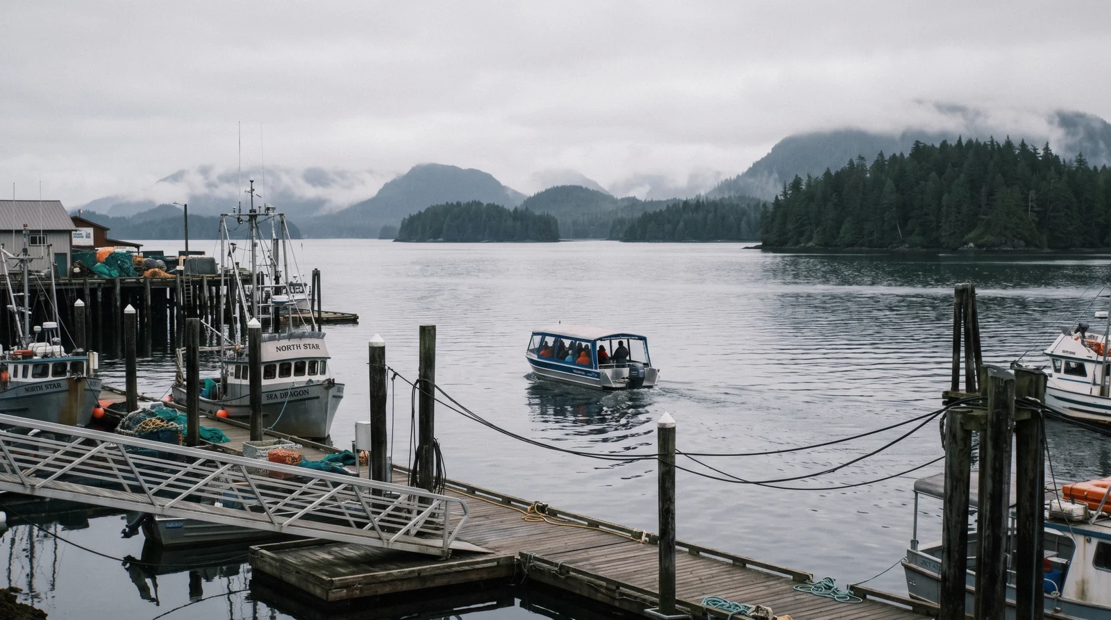 Morning light over Clayoquot Sound near Tofino on day one of a three-day plan